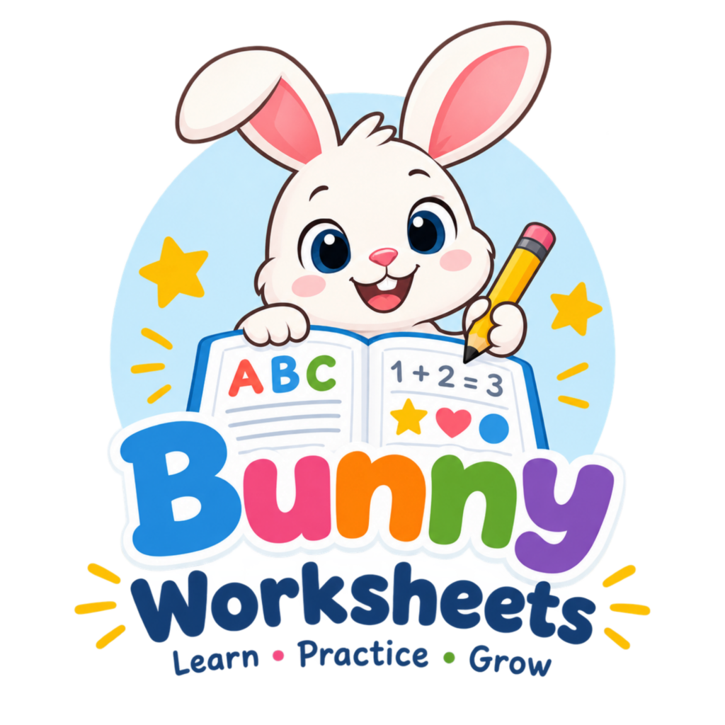 Bunny Worksheets - Creative and Fun learning Worksheets for kids. 